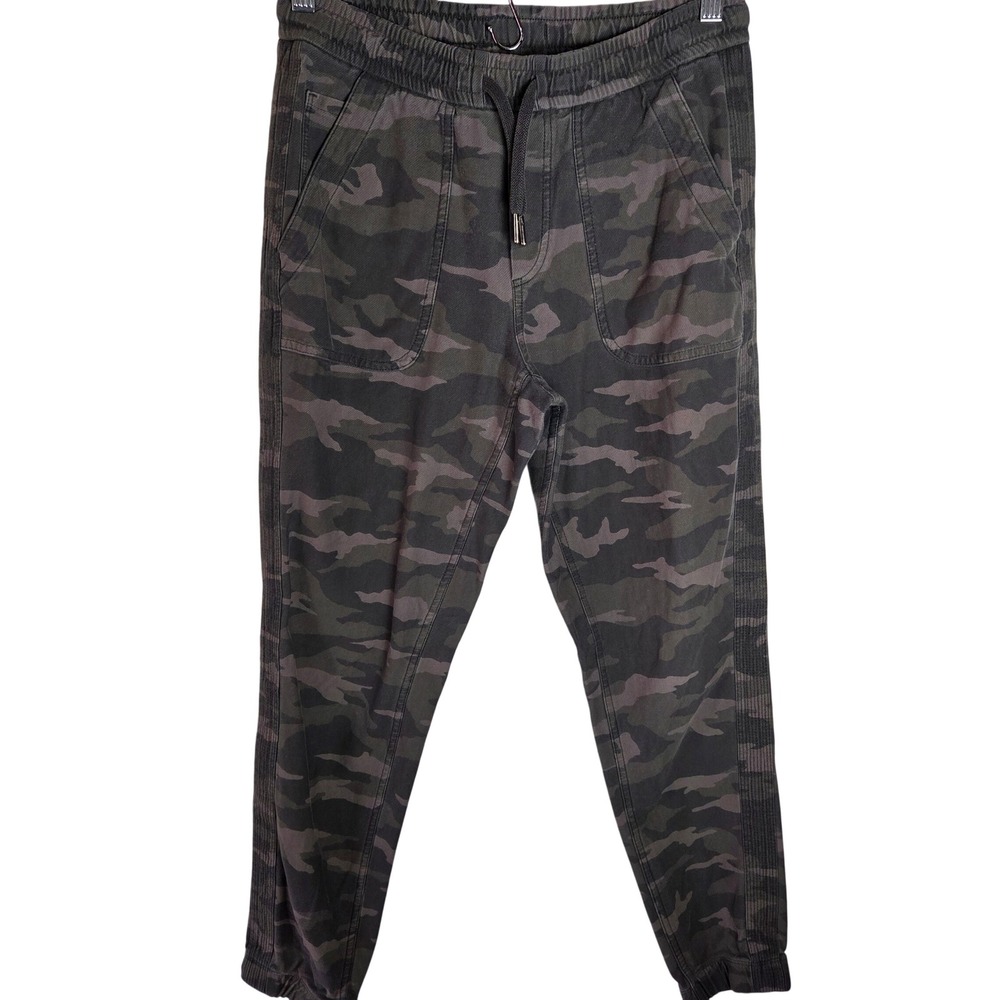 Athleta Farallon Jogger Camo Knit Drawstring Cuffed Athleisure Pants 2